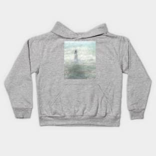 in the mist - pastel painting Kids Hoodie